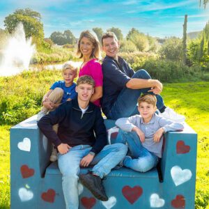 Familiefoto, park in Duiven