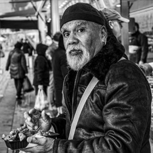Straatportret op de markt van Arnhem