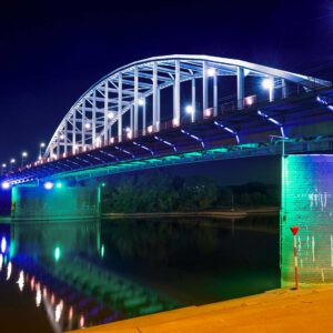 John Frostbrug, Arnhem, avondfotografie