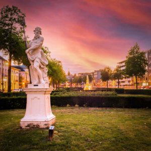 Jansbuitensingel, Arnhem, avondfotografie