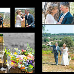 Bruidsreportage - posbank-Dieren