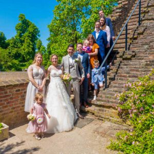 familie foto tuin Huis Bergh