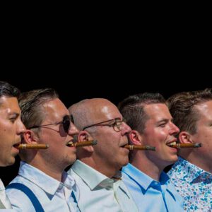 Mannen met een sigaar - Fotografie Arthur van Leeuwen